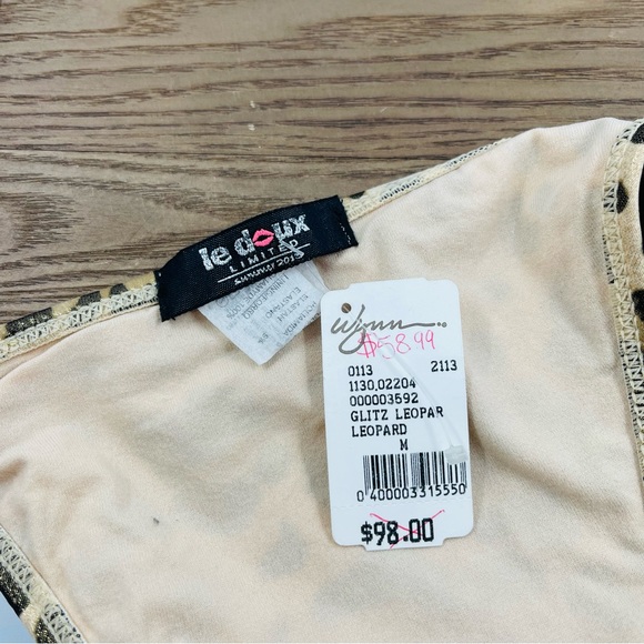 Le Doux Brazilian Leopard Swim Bottom - Picture 3 of 4